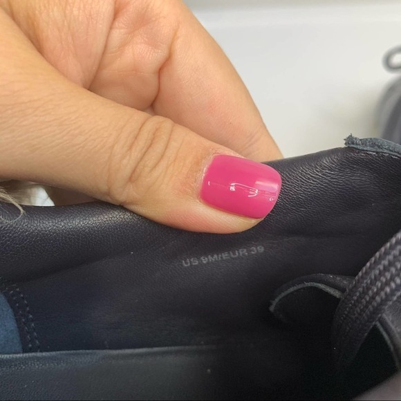 Vince navy leather sneakers‎ size 9 - Picture 8 of 8